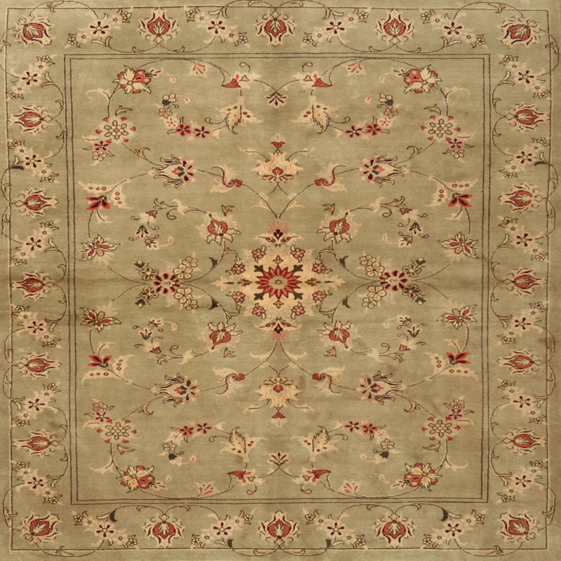 Oriental Indoor Rug, Round 5'
