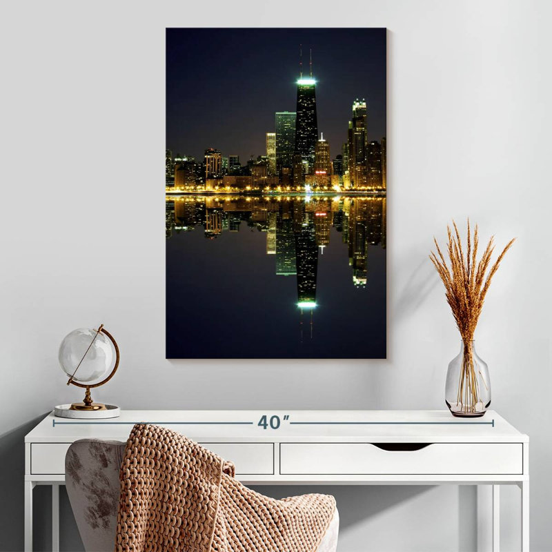 Aime Night In Chicago, 30" H x 20" W