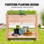 Carlishia Wood Raised Garden Bed