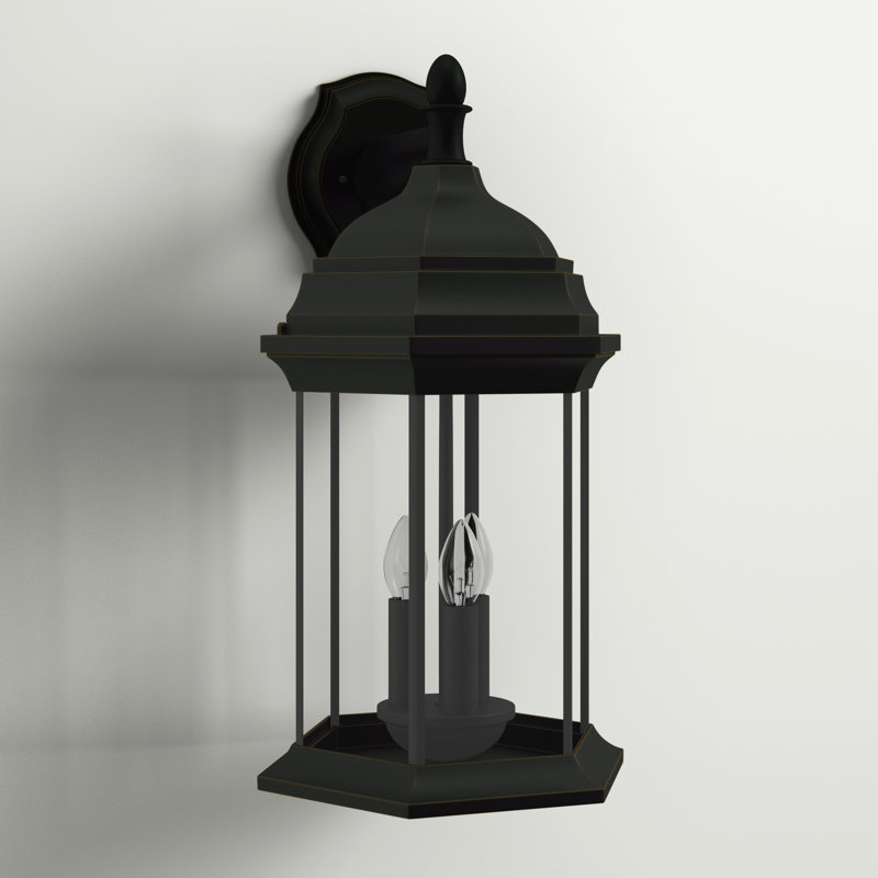 Sevier Extra Large Three Light Downlight Outdoor Wall Lantern from Generation Lighting , Antique Bronze, No