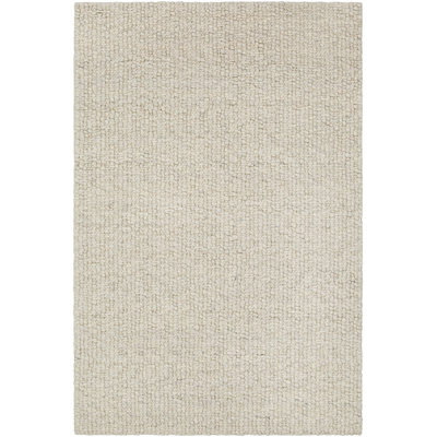 Tapis crème en laine tissé à la main Barden