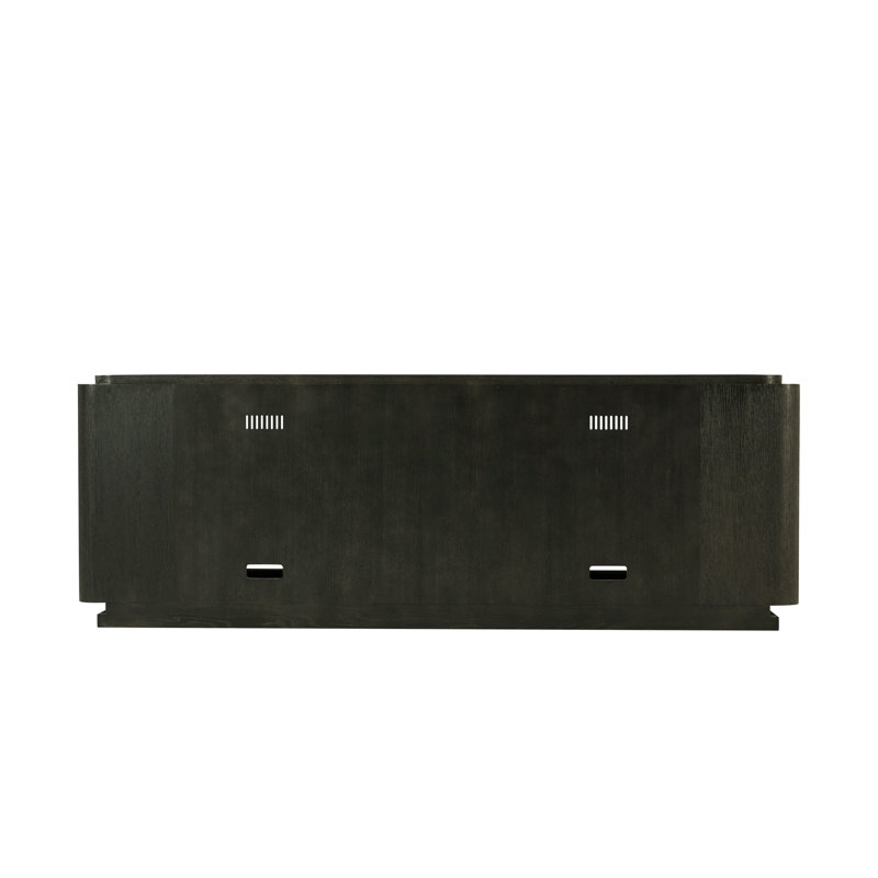 Repose Media Console, Charcoal Oak