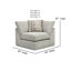 Canapé modulaire 8 pièces avec repose-pieds Nolte