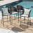 Spaeth Polyethylene (PE) Wicker Outdoor 30.5'' Bar Stool with Cushion