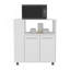 Chariot de cuisine, 2 portes, 3 tablettes, 4 roulettes-128970297