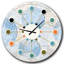 Abstract Abstract Design I - horloge murale moderne Mid-Century-40747511