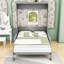 Grand lit escamotable polyvalent avec canapé Renie-111417108
