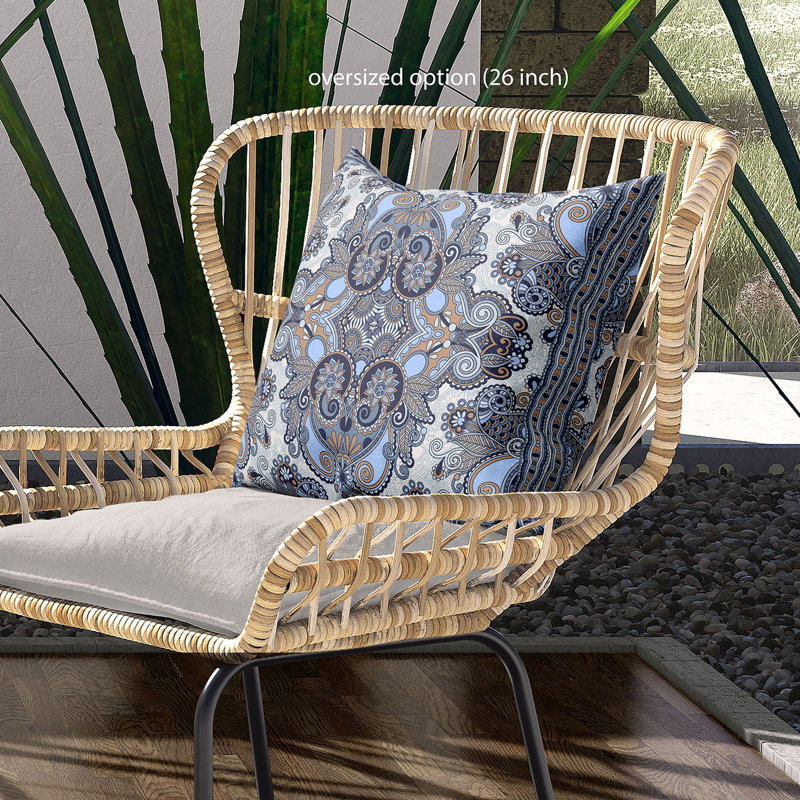 Reversible Throw Pillow, 16" x 16" 