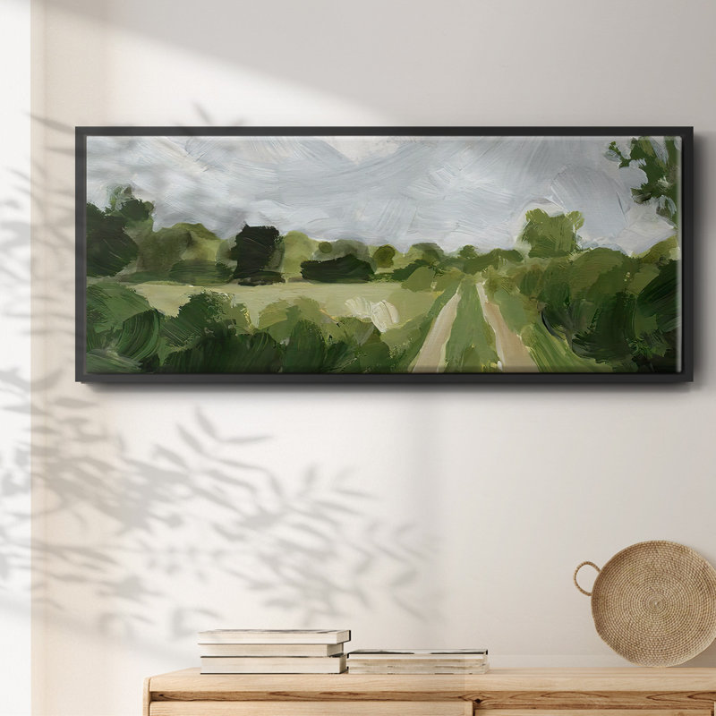 Meadow Trail II - Framed Canvas