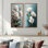 Bouquet de roses Garden Of Grace I - Collection d'art floral sur toile 2 panneaux
