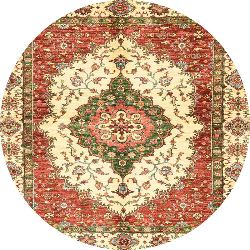 Tapis abstrait moderne 3193, Rond 4 pi
