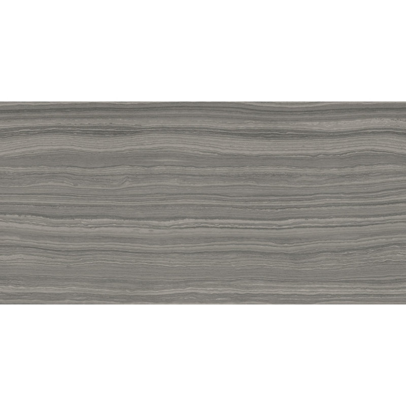 Coffee Talk 12'' W x 24'' L Porcelain Stone Look Singular Tile, Gray