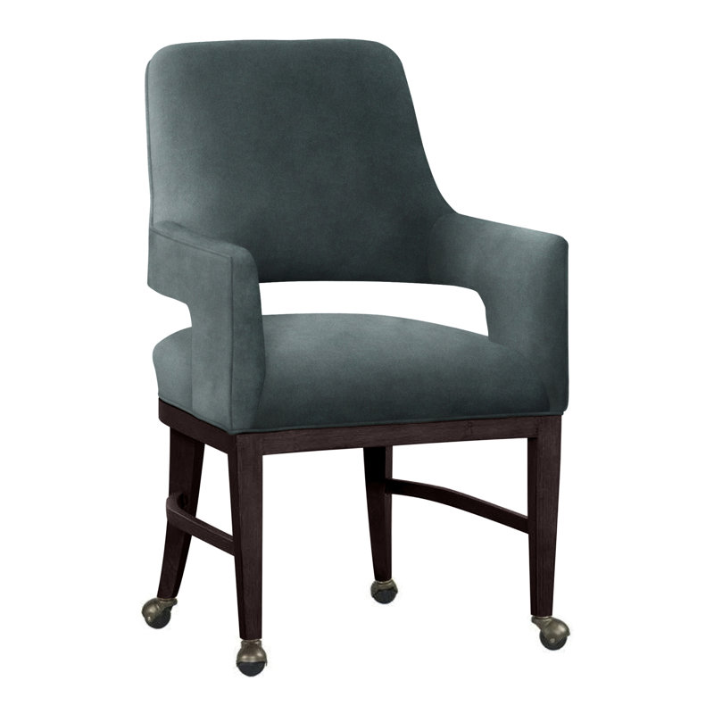 Chaise avec accoudoirs Josie, Espresso, 2033 Camel