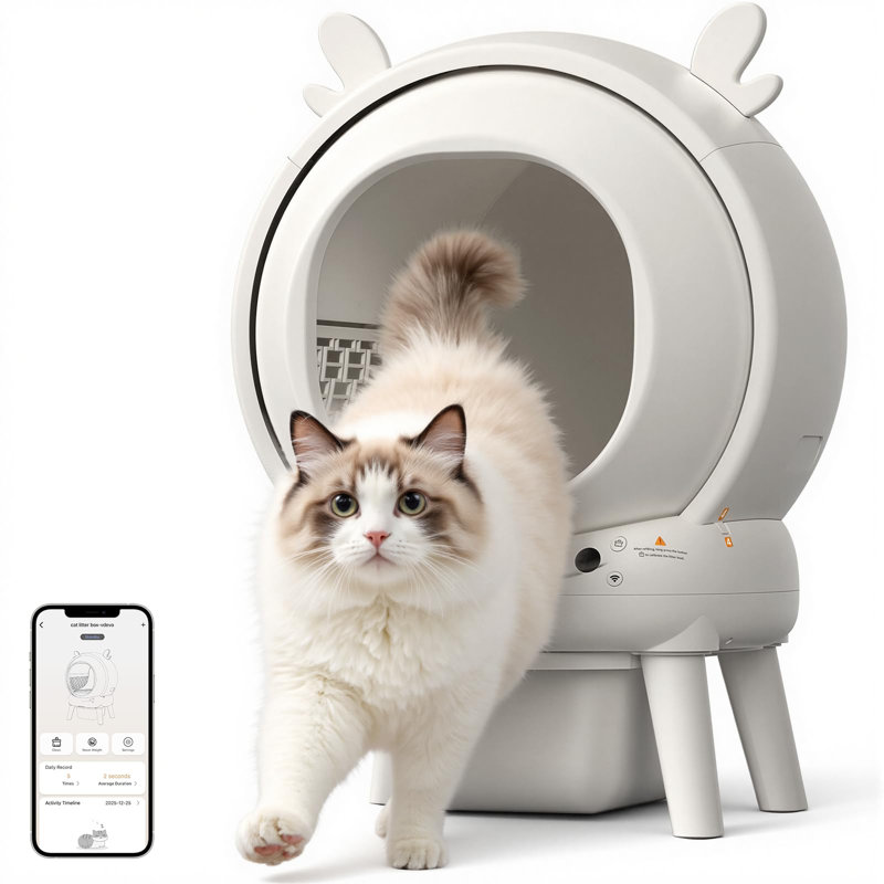 Self-Cleaning Litter Box
