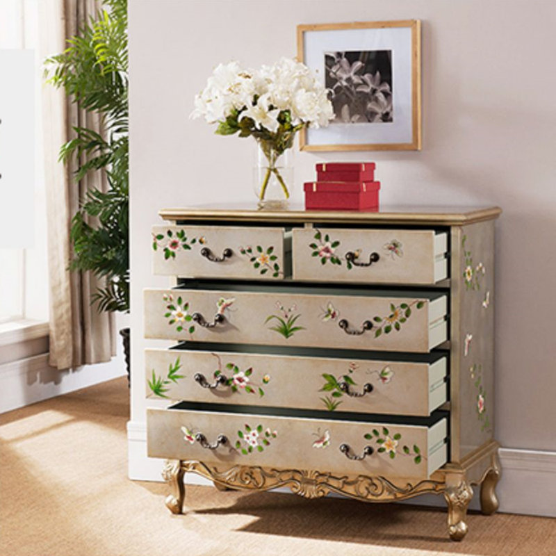 Commode d'appoint 5 tiroirs Vintage