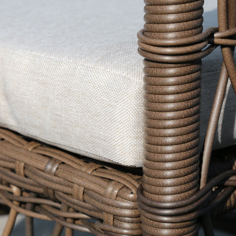 Outdoor Dining Armchair With Cushion (set Of 4)