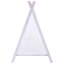 Lit tente rose simple