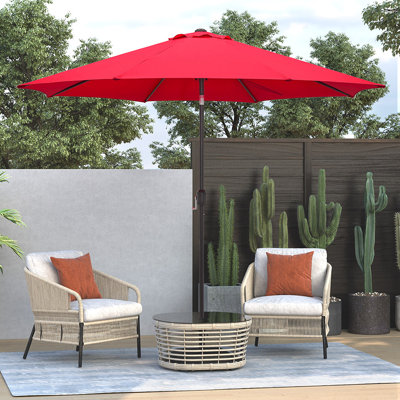 10 Ft. Market Outdoor Crank And Tilt Patio Umbrella