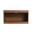 Ensemble de meuble-lavabo brun 36 po avec lavabo à poser en résine, ensemble d'armoires de salle de bain 2 portes-1256414663-1256414662