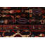 Tapis noir et rouge Kayseri 4 pi 2 po x 4 pi 7 po