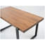 Table basse rustique en bois massif à bord naturel de 99 cm (39 pouces) pour salon, Furnish Home Store Paris