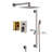 Slidea Complete Rainfall Shower System with Rough in-Valve and Slide Bar-63308438