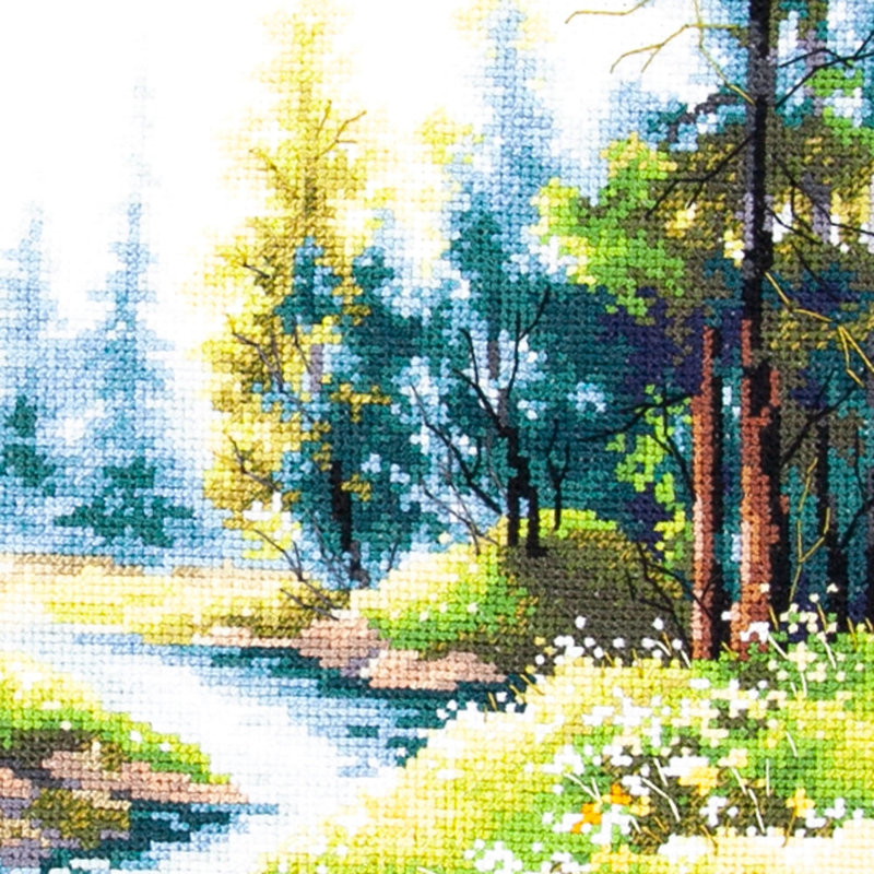 Kit de broderie au point de croix compté « Sons de la nature » de Magic Needle 70-12