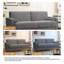 Carmelinda 157Cm Square Arms Sofa-67660343