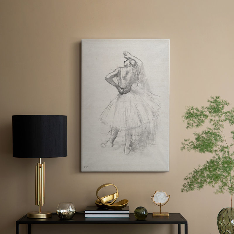 Croquis rétro LXV III - Cavas enveloppés de galerie, H 27 po x l 18 po