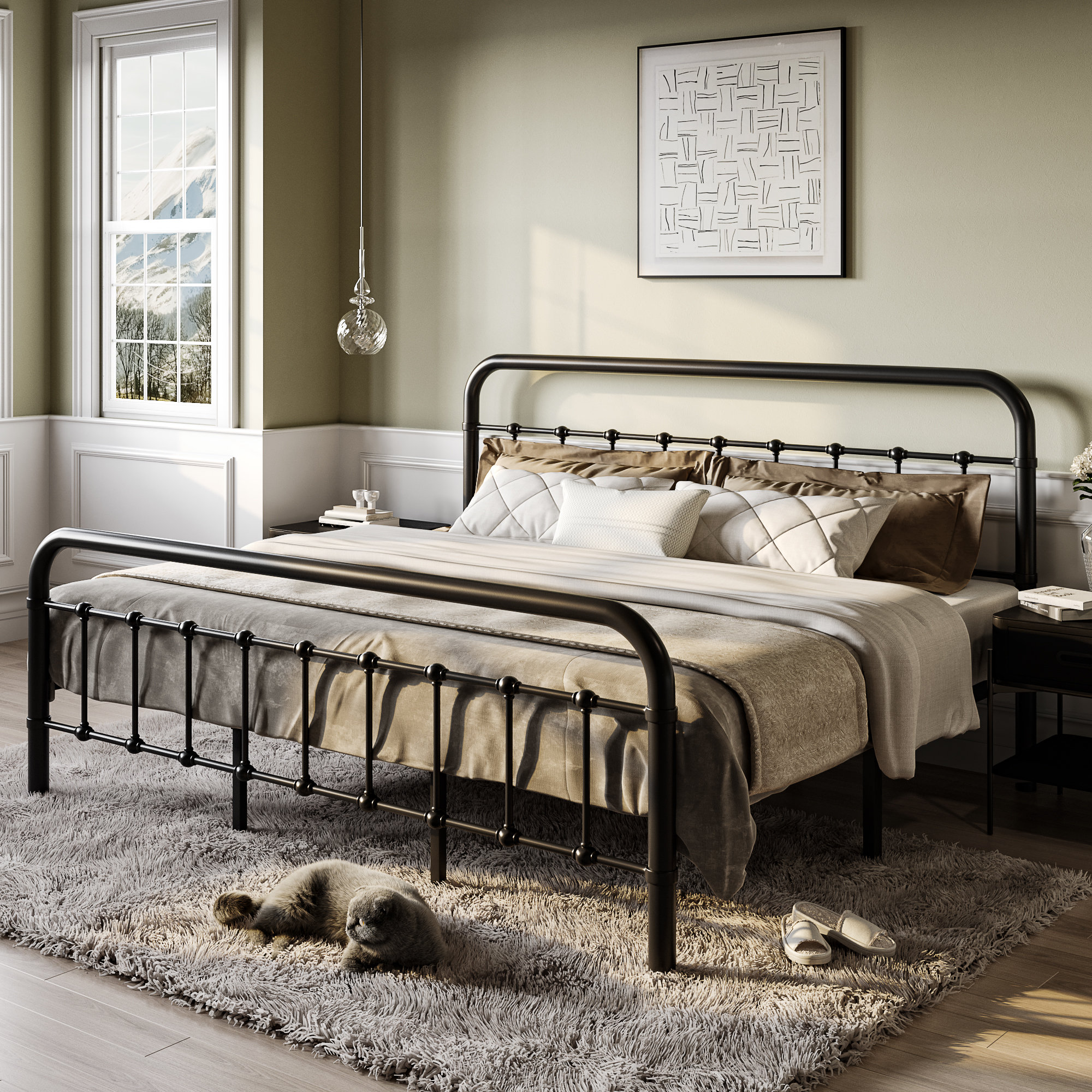 Laurel Foundry Modern Farmhouse Kawamoto Platform Bed & Reviews | Wayfair