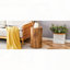 Table basse cylindrique à motifs - multifonctionnelle