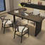 62.99" Black Rectangular Solid Wood desk-108954308-108954306