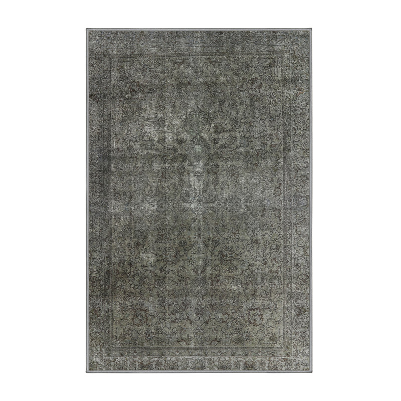 Oriental Indoor Rug, Rectangle 7' x 9'