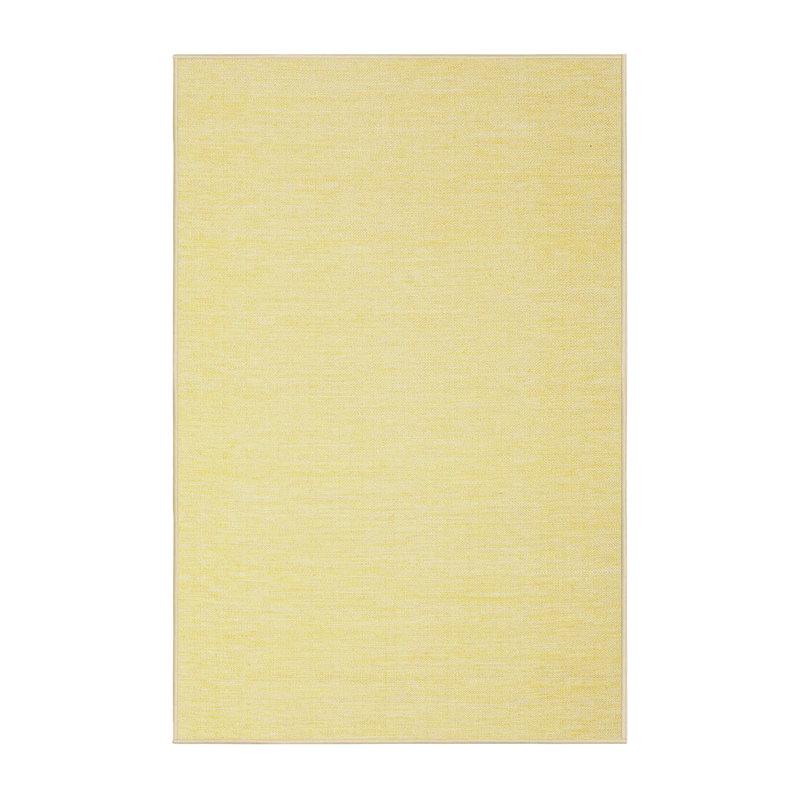 Tapis contemporain jaune, Rectangle 3 pi x 5 pi