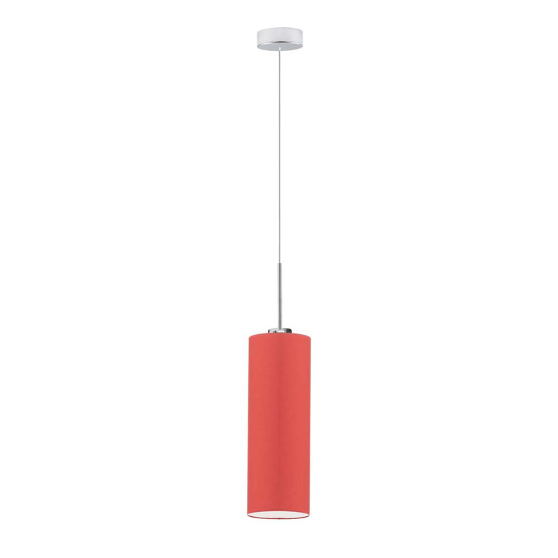 Avaia 1 - Light Single Pendant, Red, Chrome