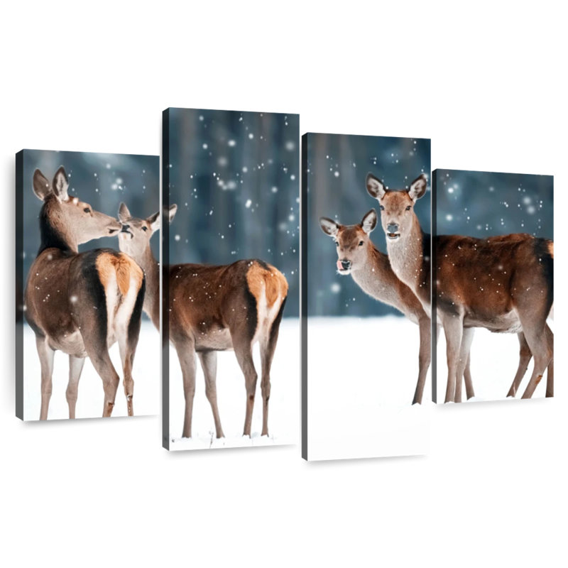 Cerf des neiges femme Brampt, H 54 po x l 84 po