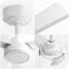 Ventilateur de plafond à hélice de 52 pouces Keilee, ventilateur de plafond moderne à 3 pales avec télécommande, ventilateur de plafond intérieur sans lumière, blanc-63465242