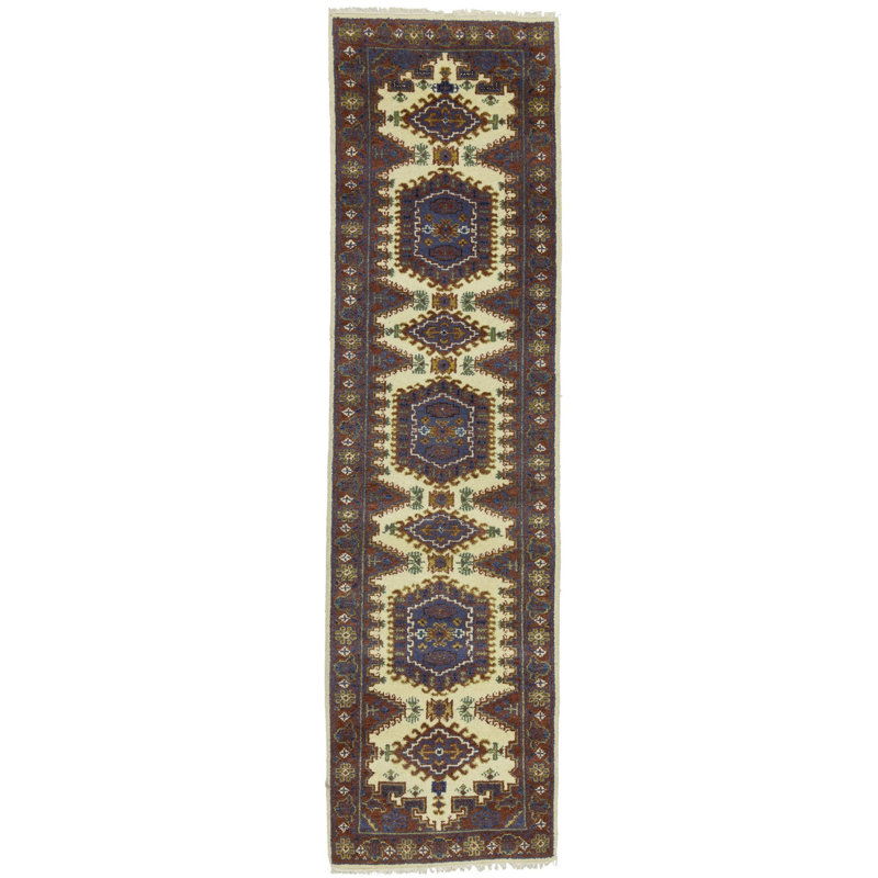 Tapis crème / brun
