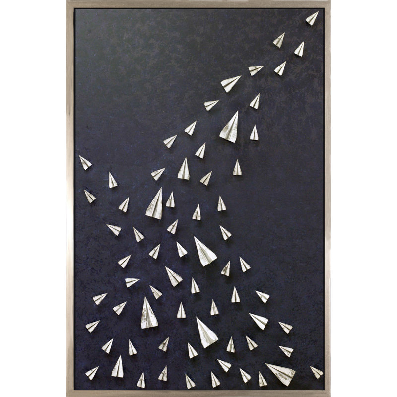 True Growth Is A Leap Into The Dark Painting, 72" H x 48" W