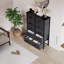 Commode en tissu 4 tiroirs