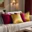 Ensemble de 4 housses de coussin en velours de luxe, housse décorative douce pour canapé-lit, salon, canapé, chambre à coucher-118196146-125420958