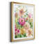 Jardin de fleurs - Peinture sur toile encadrée-151094920-151094923