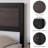 Bed Frame with 4 Storage Drawers and Charge Station,Platform Bed Frame with Headboard,Strong Metal Slats Support, No Box Spring Needed for Bedroom-182793318-182793319