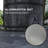 Outsunny Smokeless Fire Pit with Fireproof Mat-307929700