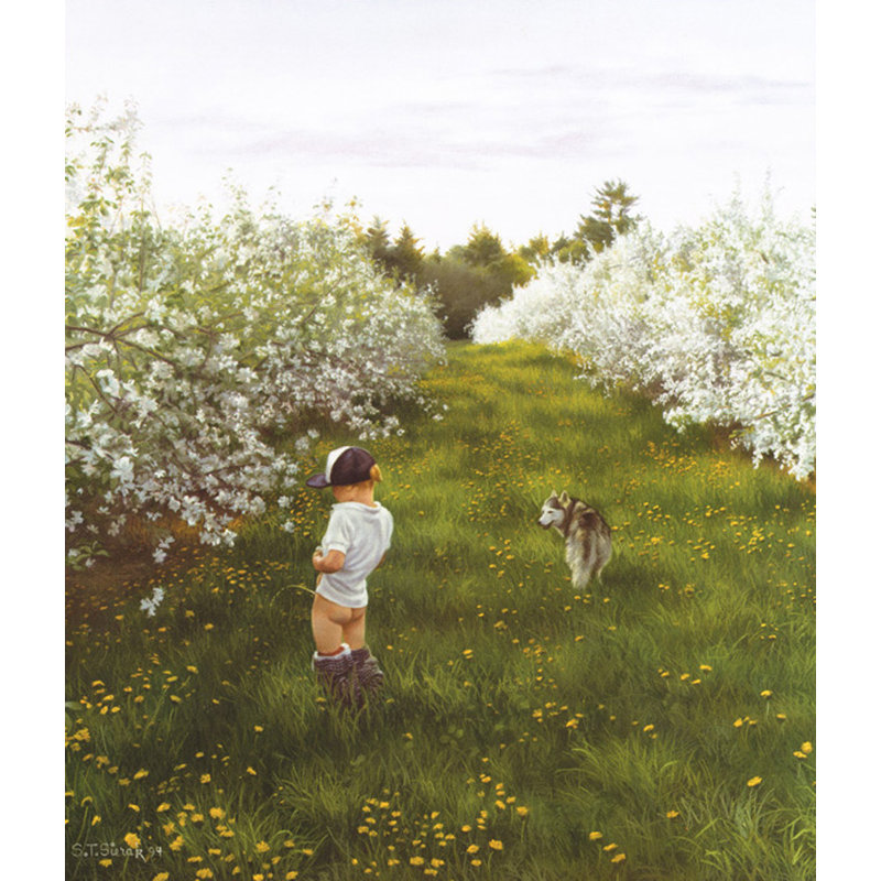 Boys Will Be Boys, 23" H x 20" W