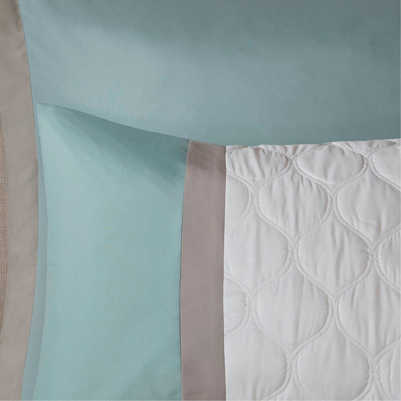 Cal King 8 Piece Comforter Set, California King Comforter + 7 Additional Pieces, Teal