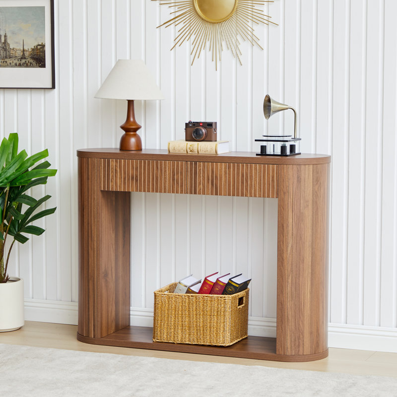 Console de 42,51 po, Noyer