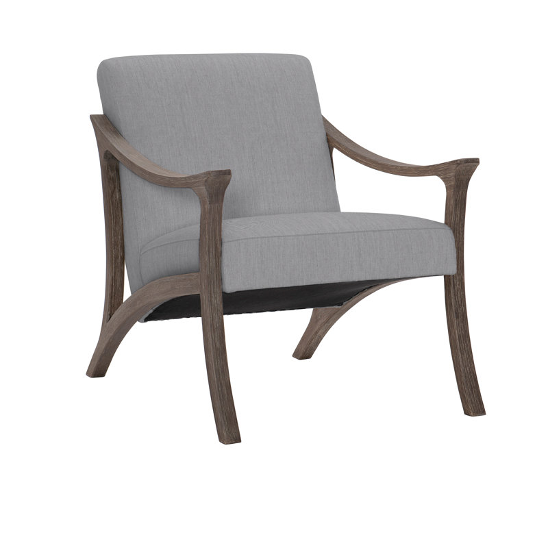 Lovina Teak Patio Chair with Cushions, Canvas Granite Sunbrella® Canvas