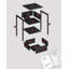 Nedra 40cm W Manufactured Wood Bedside Table-415640784
