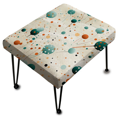 Mystic Enchantment Motif à pois I - Repose-pieds rectangulaire à pois